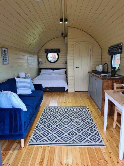Spring Tide Cliff Top Glamping Pod With Direct Sea Views Берчингтон Экстерьер фото
